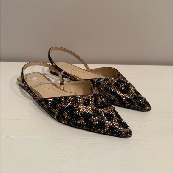 Betsey Johnson Shoes - Betsey Johnson Women’s Vance Leopard Print Slingback Flats